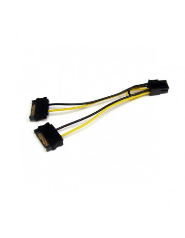 CABLE ALIMENTACION SATA A PCI-E STARTECH