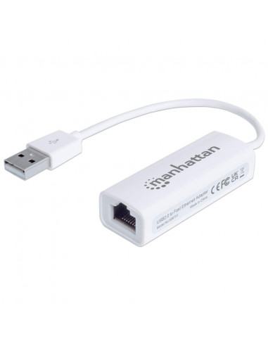 506731 Adaptador Fast Ethernet USB de Alta Velocidad 2.0 - Anada una conexion de red a su PC sin necesidad de abrirla.