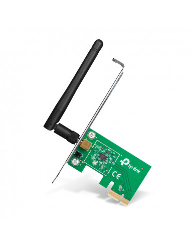 Tarjeta de Red PCI Express  TP-LINK TL-WN781ND - Verde, 150 Mbit s