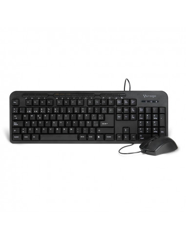 Kit Teclado y Mouse VORAGO KM-107 Negro - 