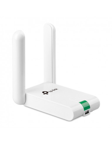 Adaptador USB TP-LINK TL-WN822N - USB, 300 Mbit s, 2.4 - 2.4835, Color blanco