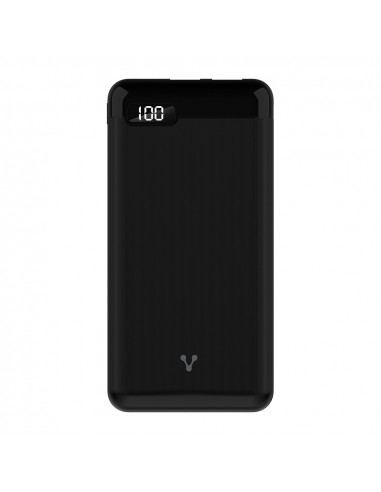 POWER BANK VORAGO PB-560 20 - 000 mAh NEGRO USB Y TIPO C LCD