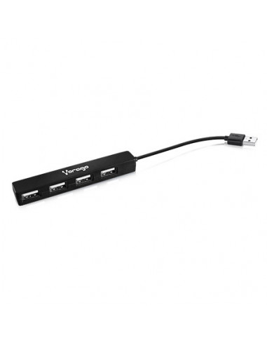 Hub USB VORAGO - 480 Mbit s, Negro