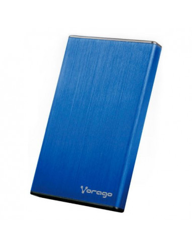 Enclosure VORAGO HDD-201 - 2.5 GB, USB 3.0, 2.5 pulgadas, Azul