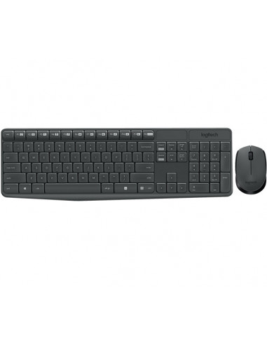 Kit de Teclado y Mouse LOGITECH - Negro, 10 m