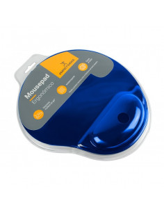 MousePad Perfect Choice con Descansa Munecas de Gel PC-041795, 250mm x 224mm x 27mm, Color Azul