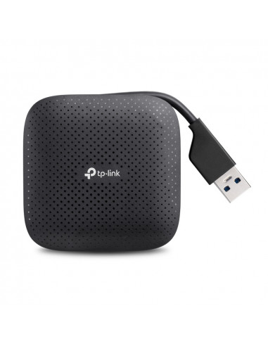 Hub USB TP-LINK - 4ptos, USB 3.0, Negro