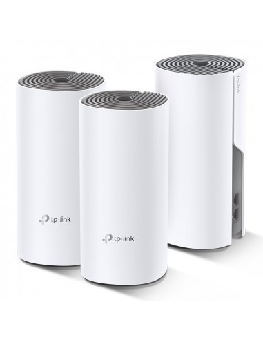 Kit Sistema MESH TP-LINK Deco E4(3-Pack) - 2, 4 GHz, 2, 2 Antenas Internas, 867 Mbps, Blanco