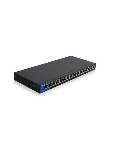 Switch Linksys LGS116P PoE 16 Puertos 10 100 1000 - 