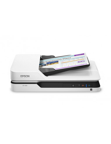 Escaner EPSON WORKFORCE DS-1630 - 216 x 355 mm, Cama plana, CIS, 1500 paginas, 25 ppm