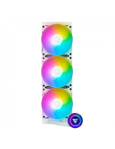 LQG700 WH ENFRIAMIENTO LIQUIDO GAME FACTOR LQG700 - 360mm, RGB, 3 fan 120mm, BLANCO