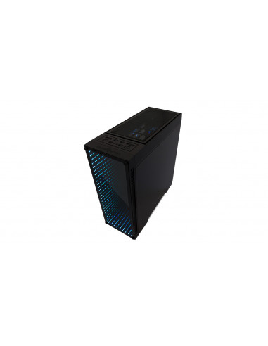 Gabinete Gaming GAME FACTOR CSG601 - Torre, PC, ATX, Negro