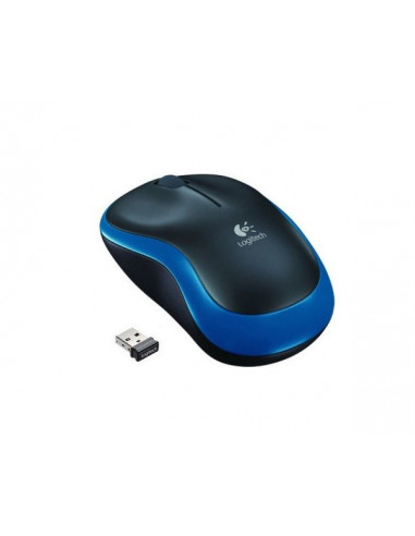 Mouse LOGITECH M185 - Negro, 3 botones, RF Wireless+USB, Optico