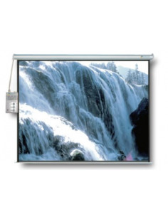 PANTALLA DE PROYECCION MULTIMEDIA SCREENS MSE-213 - 120 PULGADAS, ELECTRICA, COLOR BLANCO