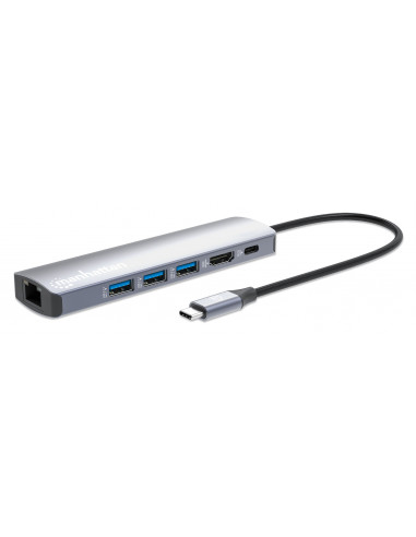 153959 Docking USB-C con Hub - 6 en 1