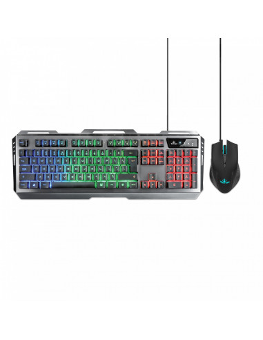 Kit Yeyian Led YKP-20706 PHOENIX 3000 - Teclado y Mouse Gaming Led, USB