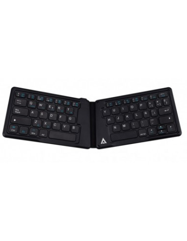 Teclado Plegable Bluetooth ACTECK  MK210 K-Wallet - Bluetooth, Negro, Universal, Inalámbrico