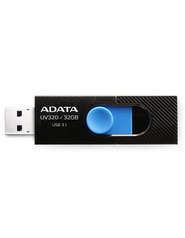 Memoria USB ADATA AUV320-32G-RBKBL - Negro / Azul, 32 GB, USB 3.2