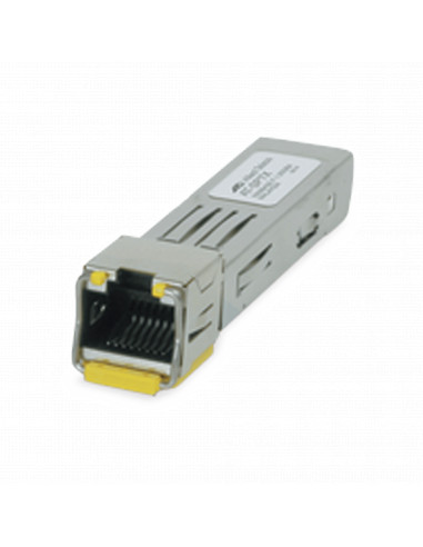 Transceptor MiniGbic SFP 10/100/1000 Mbps, distancia 100 m conector RJ-45 **TAA = Trade Act Agreement Compliant