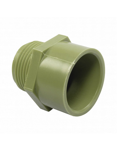 Conector para Tuberia PVC Conduit Pesado de 3/4" (19 mm).