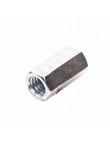 Cople hexagonal roscado cuerda maquina galvanizado d 9.5 mm (3/8")