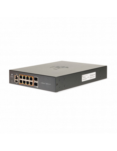 Switch PoE cnMatrix Ex1010-P / 8 Puertos Gigabit PoE 802.3af/at + 1 SFP / Capa 2 / Gestion en la Nube Gratuito