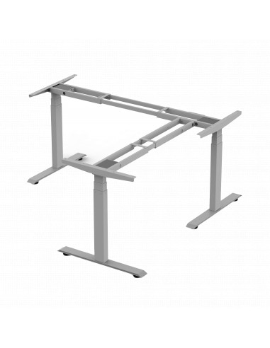 Base de Escritorio Motorizado Profesional Tipo L (3 Columnas) / Altura Ajustable 60-125cm / Estructura Estable / Funcionamiento 