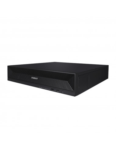 NVR 32 Megapixel (8K) / 32 Canales IP / Soporta 8 Discos Duros / H.265 & Wisestream / Wisenet P2P / ONVIF / Compatible con Camar