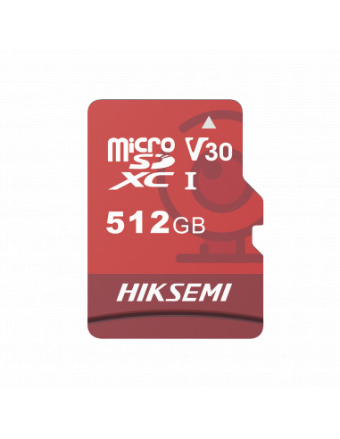 Memoria MicroSD / Clase 10 de 512 GB / Especializada Para Videovigilancia (Uso 24/7) / Compatibles con camaras HIKVISION y Otras