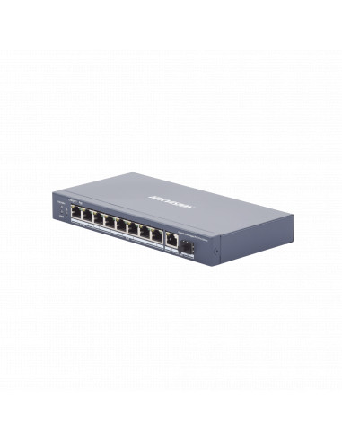 Switch PoE+ / No Administrable / 6 Puertos 10/100 Mbps PoE+ / 2 Puertos 10/100 PoE++(90 W) / 1 Puerto 10/100/1000 Uplink + 1 pue