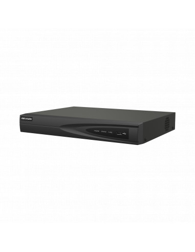 NVR 8 Megapixel (4K) (Compatible con Camaras ACUSENSE) / 8 canales IP / 8 Puertos PoE+ / 1 Bahia de Disco Duro / Salida de Video