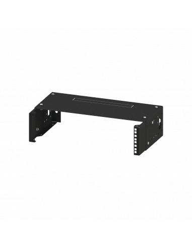 Rack Abierto de montaje en Pared, de 19in,  Profundidad Ajustable (8" a 12") de 2.5  Unidades de rack, con Capacidad de Crecimie