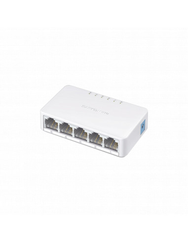 Switch NO Administrable / Para escritorio /  5 puertos 10/100 Mbps / Diseno Compacto / Plug and Play