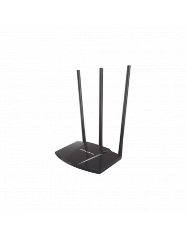 Router N de alta potencia 300 Mbps / 1 Puerto WAN 10/100 / 3 Puertos LAN 10/100 / Chip PA (potencia transmision 2x) / 3 Antenas 