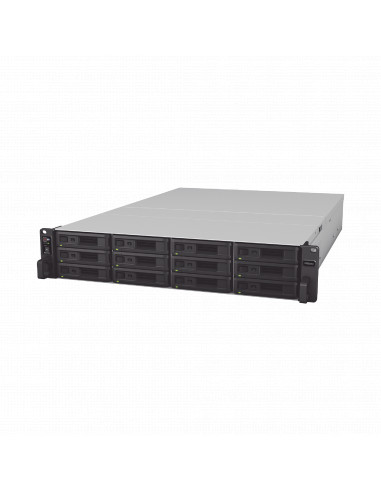 Servidor NAS para Rack (2 U) de 12 Bahias (Expandible a 36 Bahias) / Hasta 648 TB / 8 GB RAM / Servicio Nube Gratis (P2P) / Admi