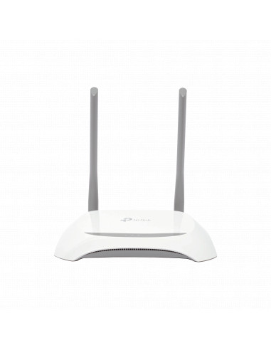 Router Inalambrico WISP, 2.4 GHz, 300 Mbps, 2 antenas externas omnidireccional 5 dBi, 4 Puertos LAN 10/100 Mbps, 1 Puerto WAN 10