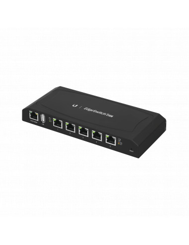 EdgeSwitch 5XP Administrable de 5 Puertos Gigabit PoE de 24 V Pasivo, con funciones avanzadas de Capa 2