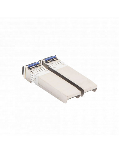 UFiber Modulo SFP+ 10G, transceptor MiniGibic MonoModo 10 Gbps, distancia 10 km, conectores LC, paquete de 2 piezas