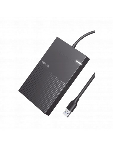 Carcasa de Disco Duro 2.5'' (Enclosure) / Adecuado para HDD y SSD de 2.5” / Chip Inteligente / UASP & TRIM / Led Indicador / ABS