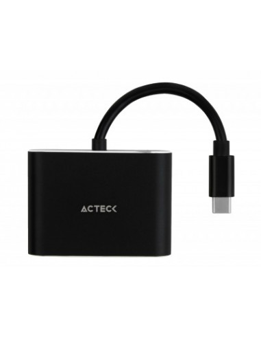 Adaptador USB-C a HDMI + VGA Shift Plus AV420 Acteck -