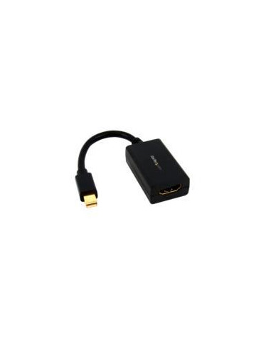 ADAPTADOR DE VIDEO MINI DISPLAYPORT A HDMI - CABLE CONVERTIDOR - HEMBRA HDMI - MACHO MINI DP - HASTA 1920X1200 - PASIVO - STARTE