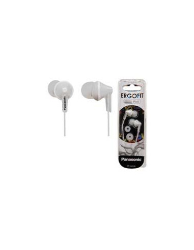 AUDIFONOS TIPO INSERCION (IN-EAR)  PANASONIC RP-HJE125PP COLOR BLANCO CONECTOR 3.5MM