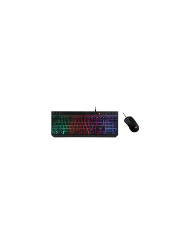 KIT TECLADO Y MOUSE BALAM RUSH SQUAD MASTER PLUS KTM555 / MULTIMEDIA / ERGONOMICO / CABLE 1.5 M / ILUMINACION ARCOIRIS / MEMBRAN