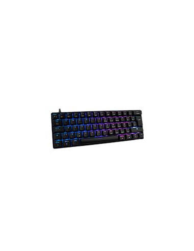 TECLADO GAMER BALAM RUSH DOMINATE GK550 / ALAMBRICO USB / MECANICO / ILUMINACION RGB / TECLAS PROGRAMABLES / ESPAÑOL / 62 TECLAS