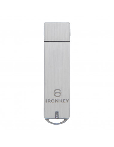 Memoria USB Kingston Technology IRONKEY ENTERPRISE - Plata, 128 GB, USB tipo A, 230 MB s, 240 MB s