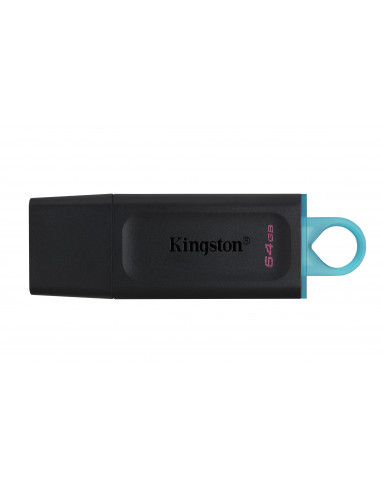 Memoria USB de 64GB Kingston DTX 64GB (Black + Teal) - 