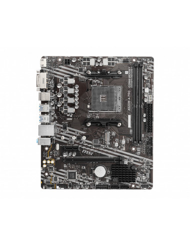 Motherboard MSI A520M-A PRO - Socket AM4, MicroATX, Soporta Procesadores Ryzen 5000 y 3000 y 4000G series