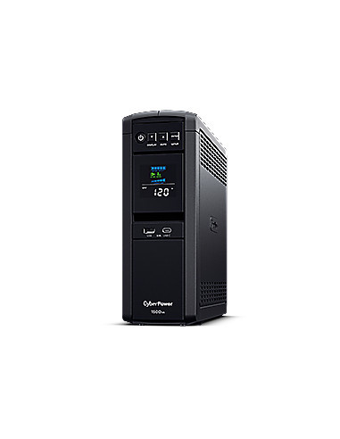 No-Break CyberPower CP1500PFCLCD - 1500 VA, 1000 W, 8 h, Negro