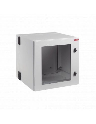 Gabinete Industrial ProTek de Puerta con Ventana, Proteccion NEMA Tipo 4/12/4X, IP55, IK10, Abatible, Fabricado en Acero, 12 UR,