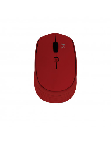 Mouse Inalámbrico PERFECT CHOICE PC-045045, Rojo, Inalámbrico,